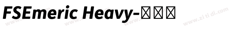 FSEmeric Heavy字体转换